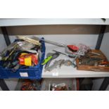 Contents of Shelf to Include Bicycle Spanners, Spray, etc.