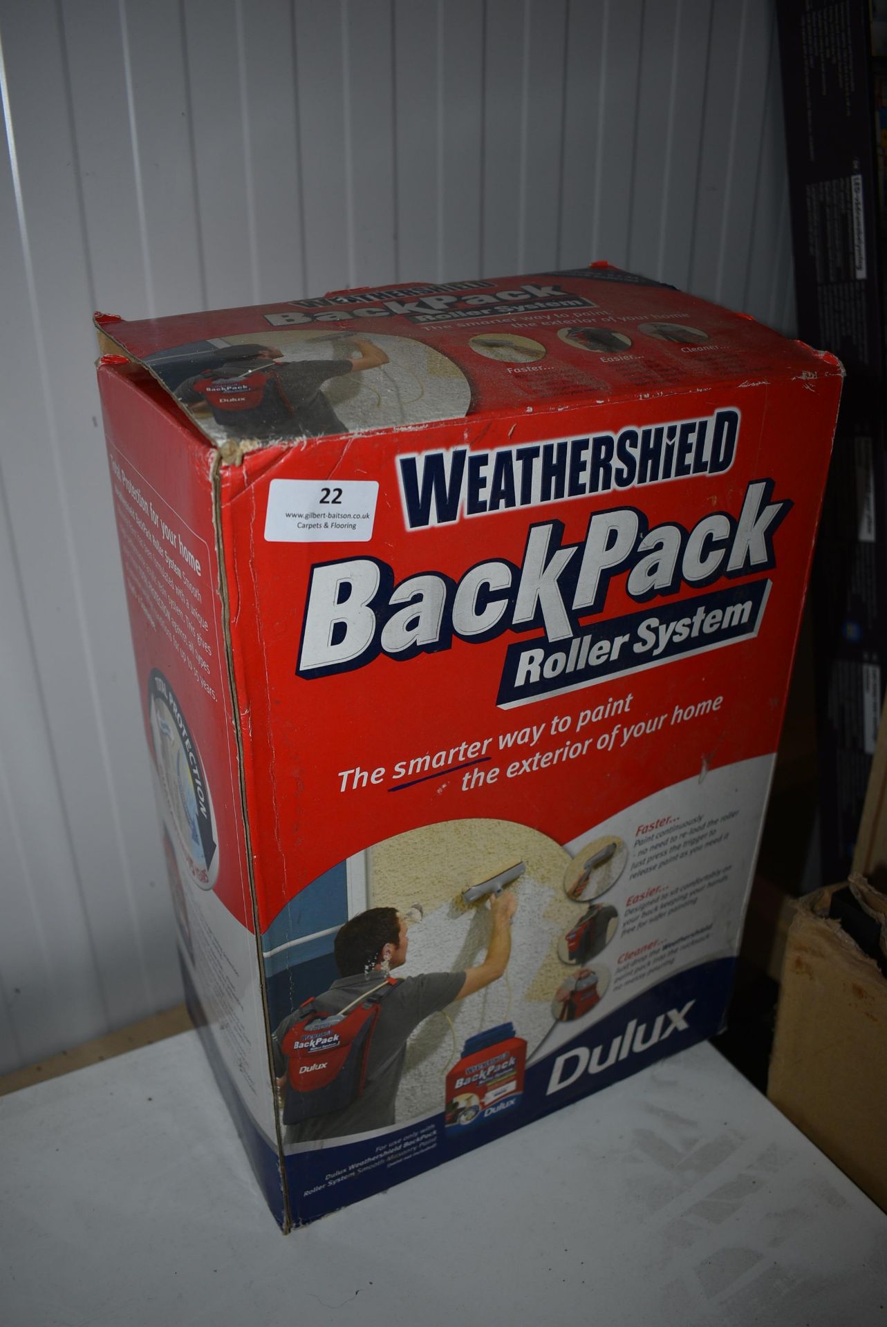 Dulux Weathershield Backpack Roller System