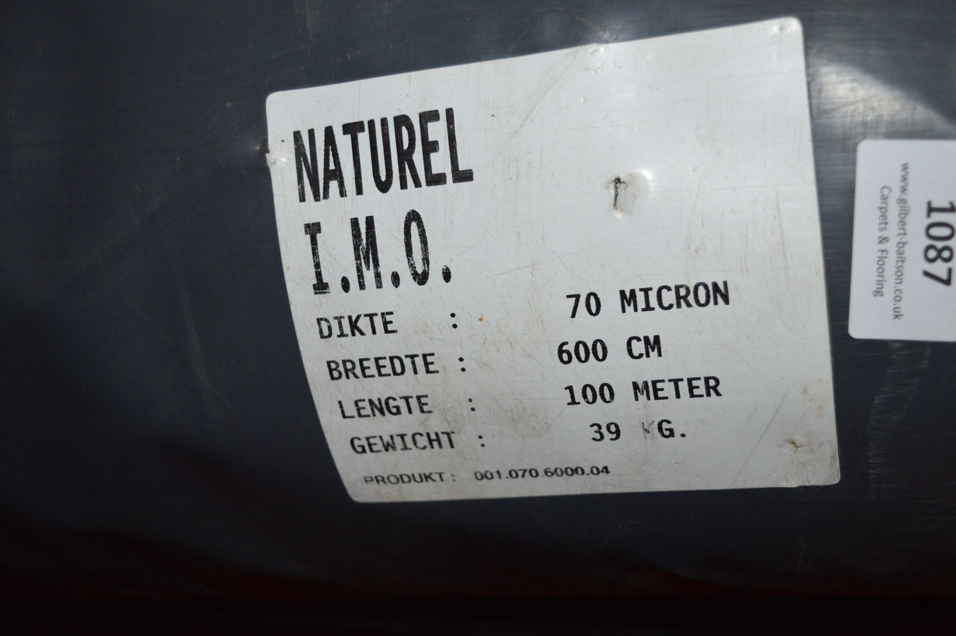 100m of 70 Micron Natural IMO Plastic - Image 2 of 3