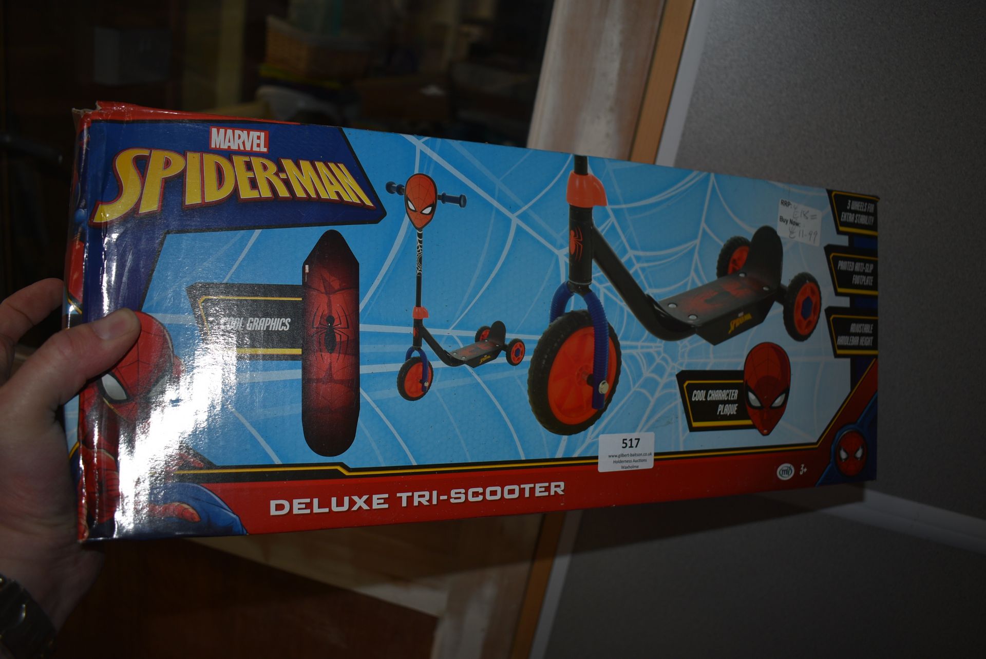 Spiderman Tri-Scooter - Image 2 of 4