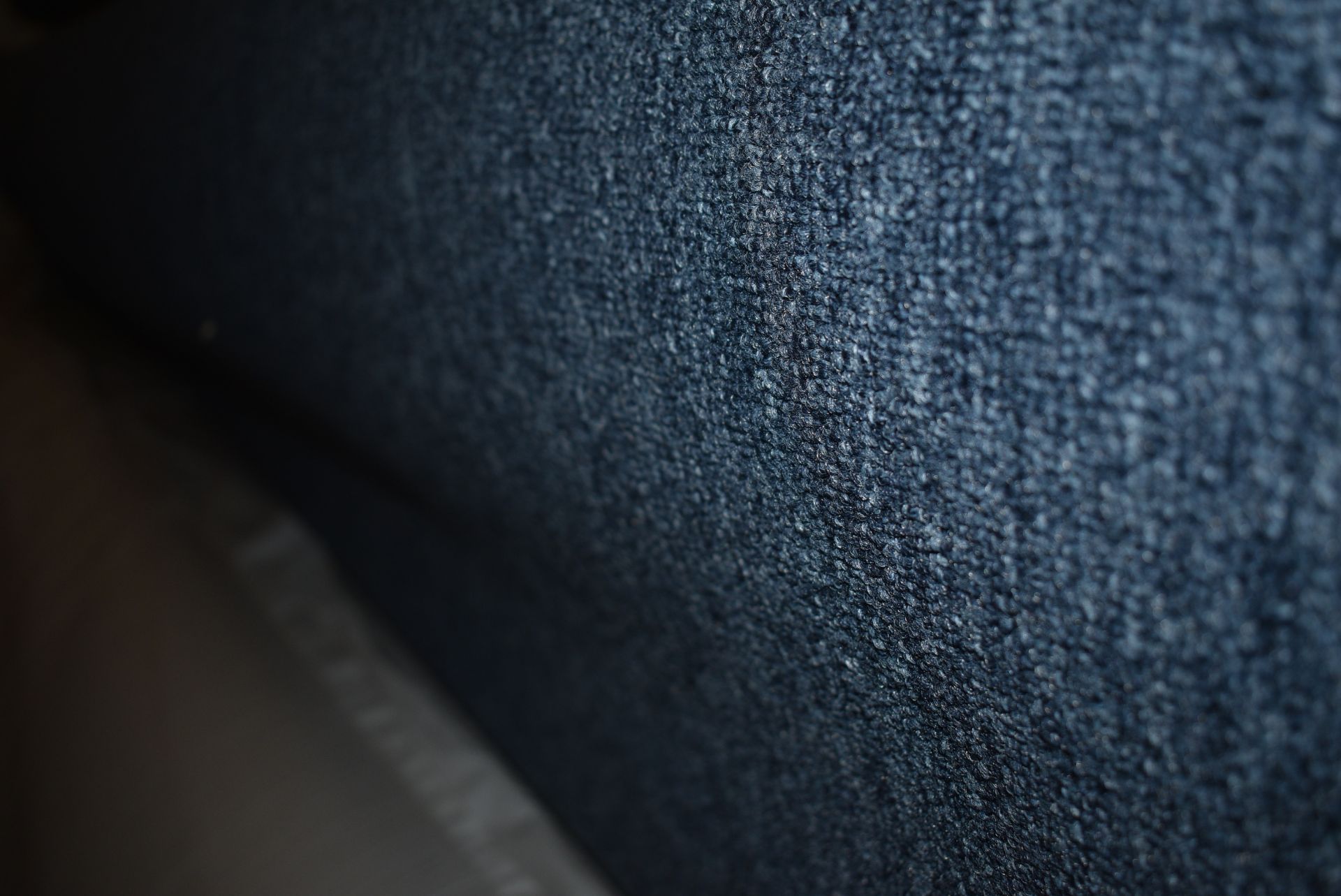 4ft wide Roll of Blue Denim Effect Carpet