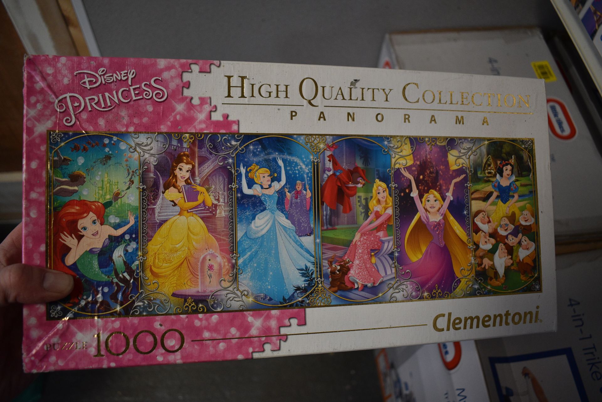 Four Disney Princess Panorama 1000pc Jigsaw Puzzles