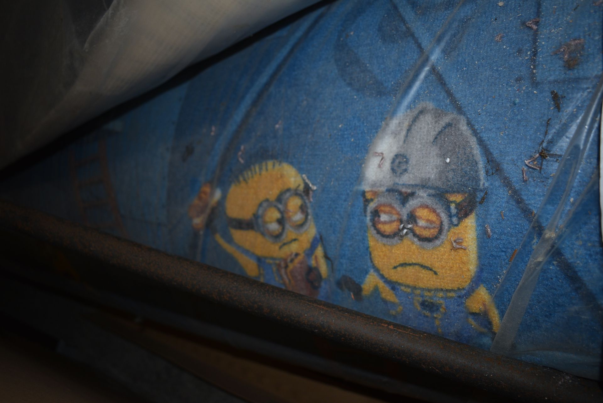 4m x 45m Roll of Minions Blue Carpet