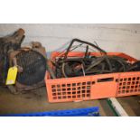 Three Baskets of Assorted Items, Car Parts, etc.