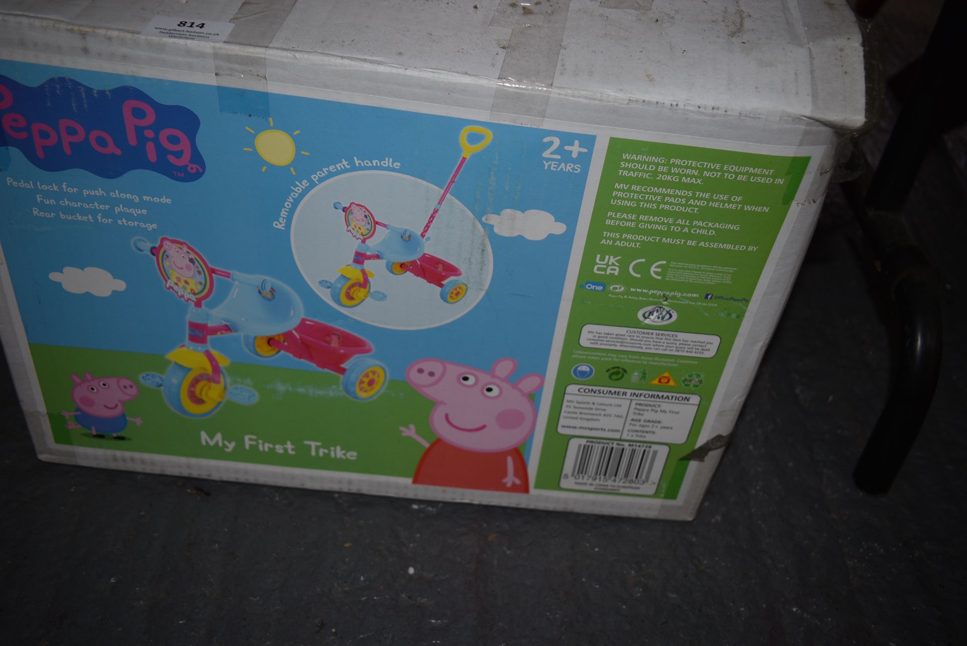 Peppa Pig My First Trike - Image 2 of 3