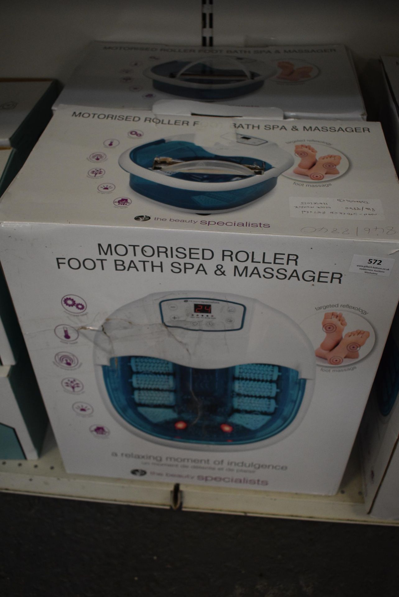 Two Motorised Roller Foot Bath Spa & Massagers - Image 2 of 2