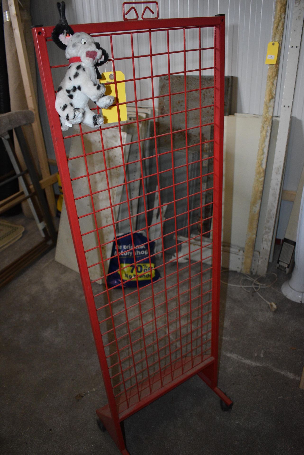 Mesh Display Stand on Castors - Image 2 of 2