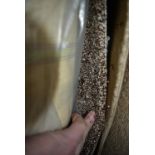 4m wide Roll of Brown & Cream Speckle Carpet