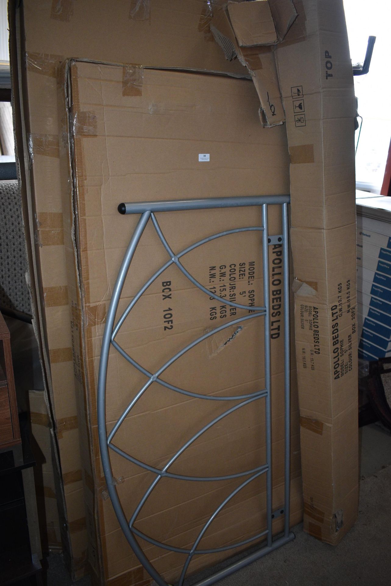 Assorted Boxes of Bed Frames