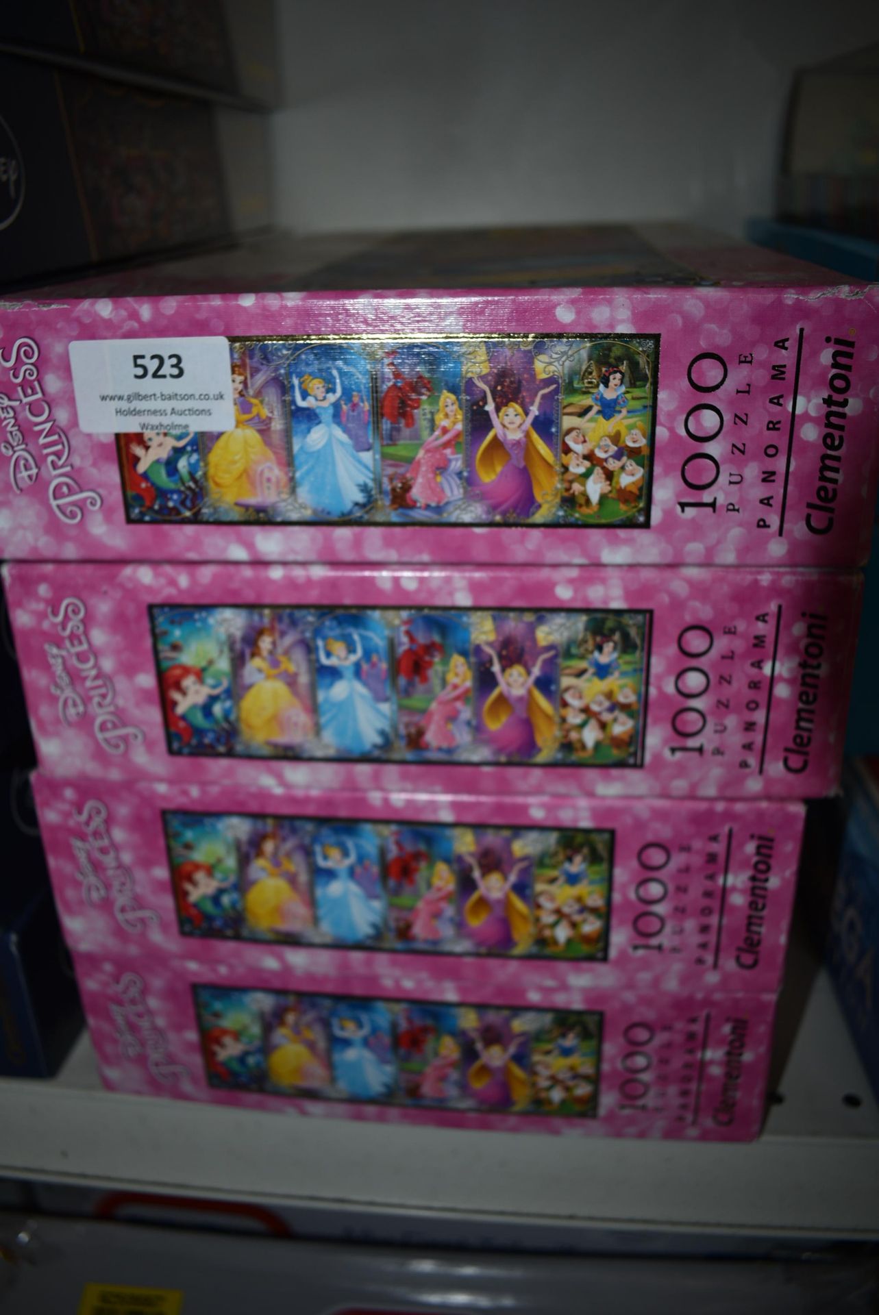 Four Disney Princess Panorama 1000pc Jigsaw Puzzles - Image 3 of 4