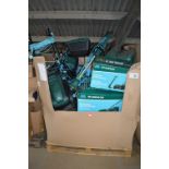 Pallet Containing a Quantity of Lawnmowers, Strimmers, etc. (salvage)