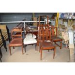 Ten Assorted Dining Chairs