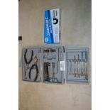 Part Mini Tool Set and Silverline 0-25mm Micrometer