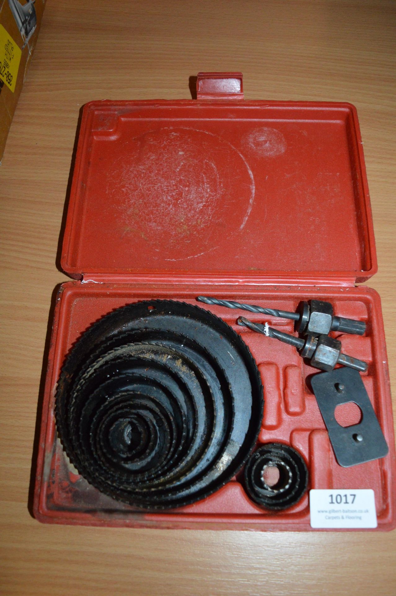 Set of Hole Saws with Arbours