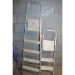 Two Tread and Four Tread Aluminium Platform Steps
