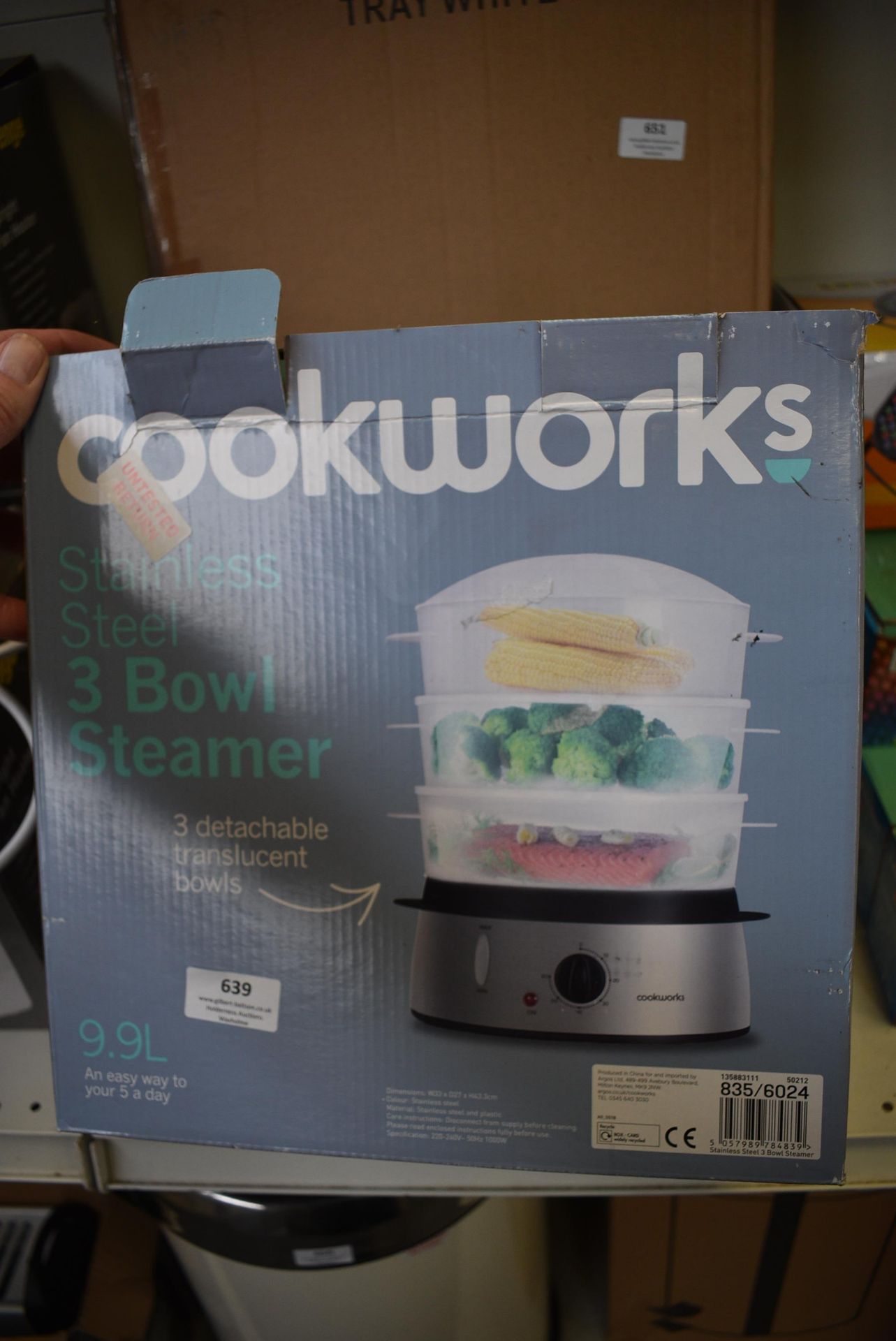 Cookworks Three Bowl Steamer