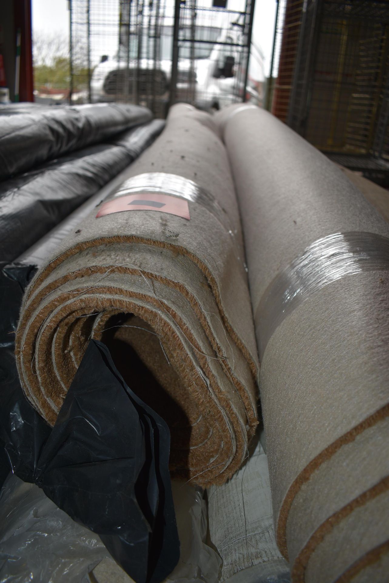 Three Assorted 4m wide Rolls of Carpet