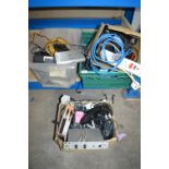 Three Boxes of Assorted Cables, Computer Mice, Leads, etc.