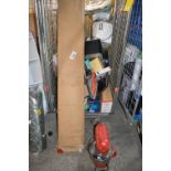 Quantity of Household Items Including Mixer, Telephones, Adapters, Heater, Wine Rack, etc. (cage not