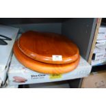 Wooden Soft Close Toilet Seat