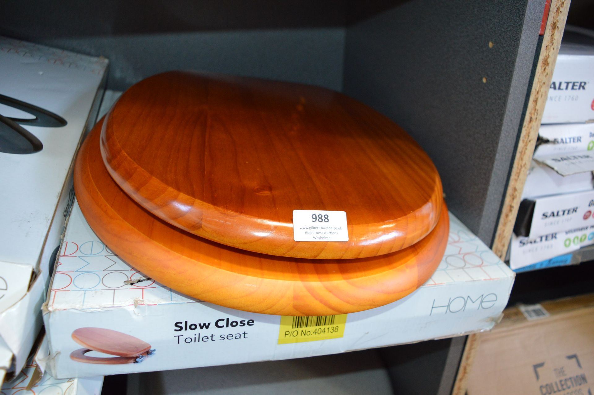 Wooden Soft Close Toilet Seat