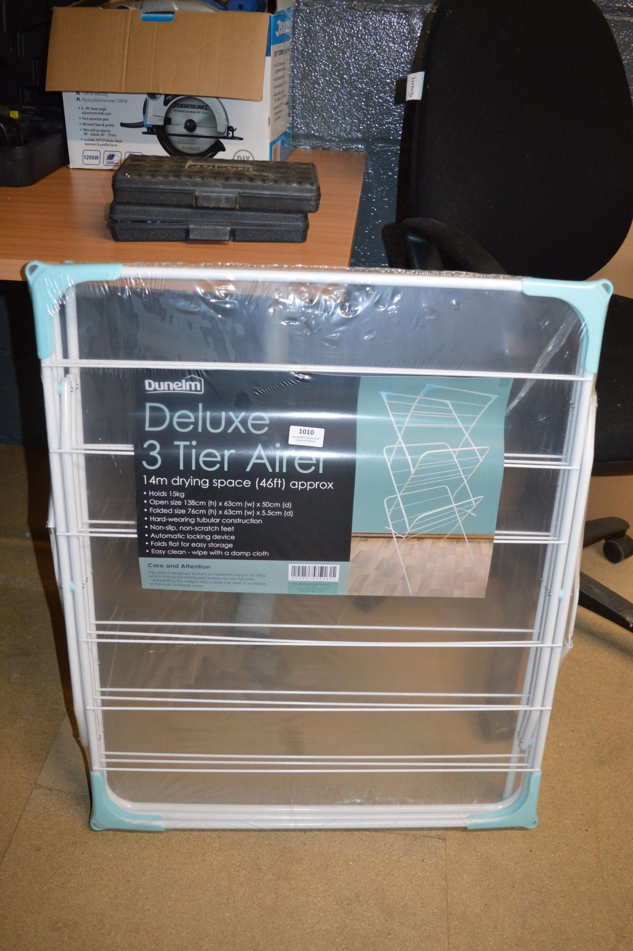 Dunelm Deluxe Three Tier Clothes Airer