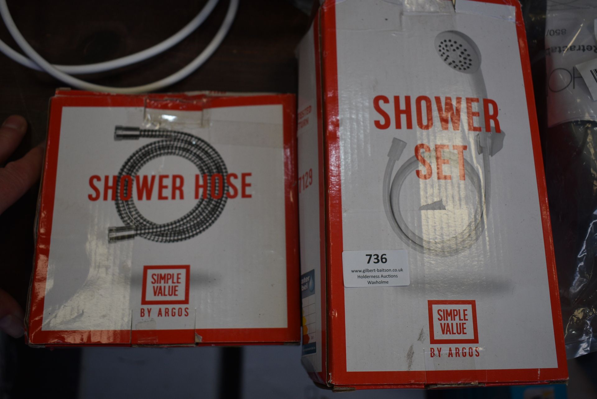 Shower Set Head & Hose, and a Chrome Shower Hose