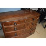 Bow Fronted Six Drawer Cabinet