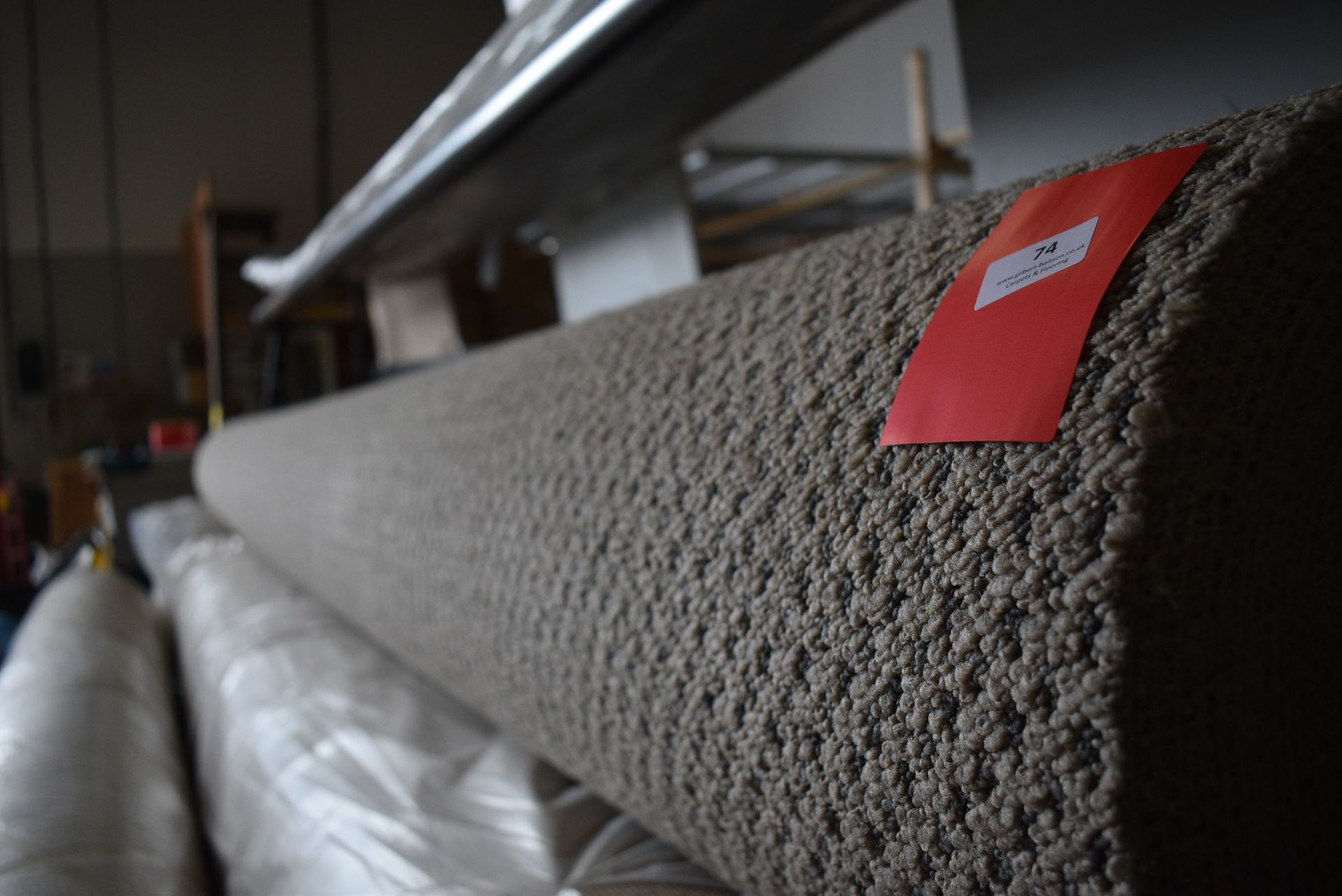 4m Wide Roll of Grey Carpet