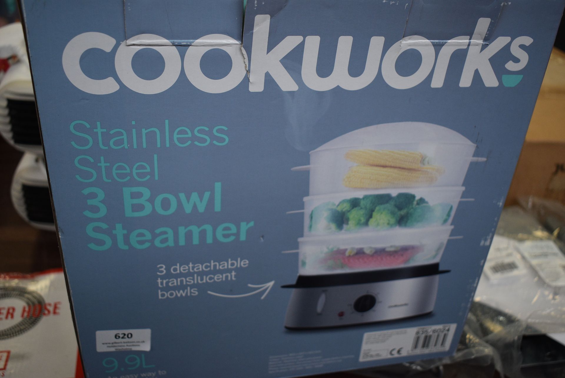 Stainless Steel Three Bowl Steamer - Image 2 of 4
