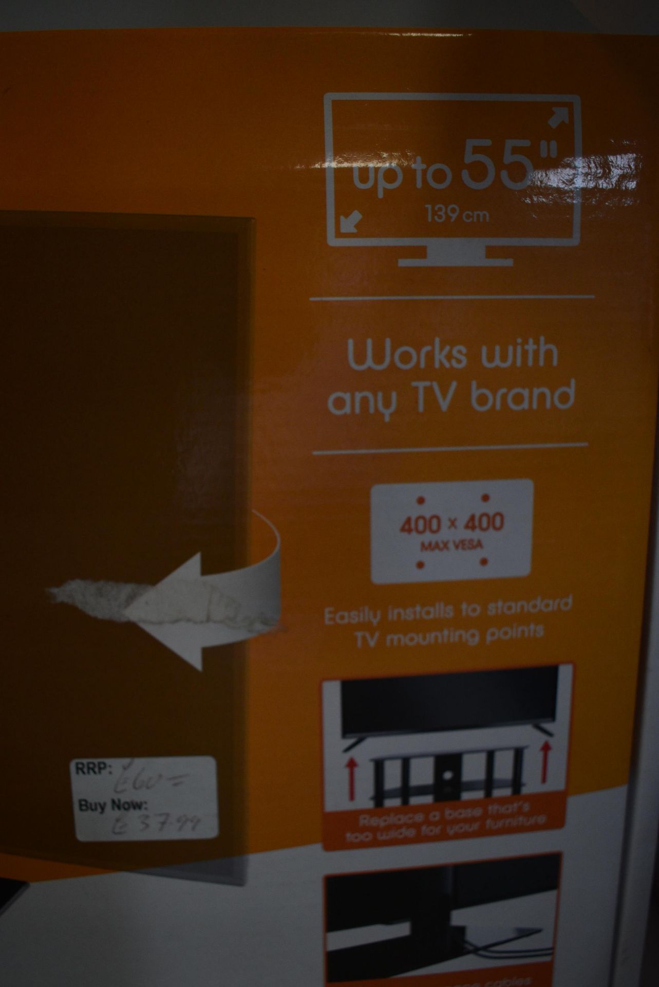 Universal TV Base Swivel up to 55” - Image 4 of 4