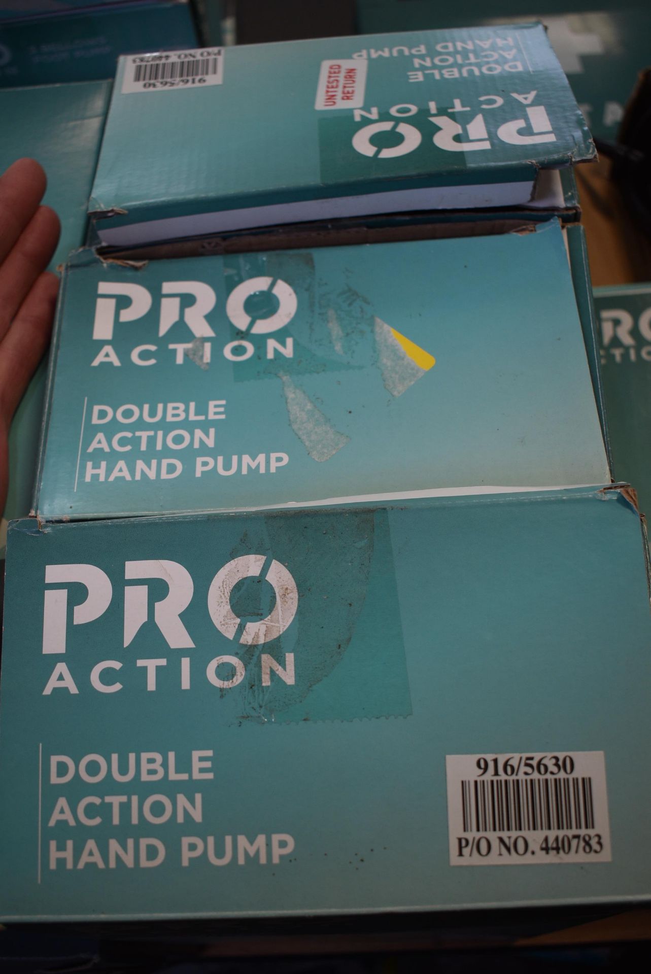 Three Pro Action Double Action Hand Pumps - Bild 2 aus 2