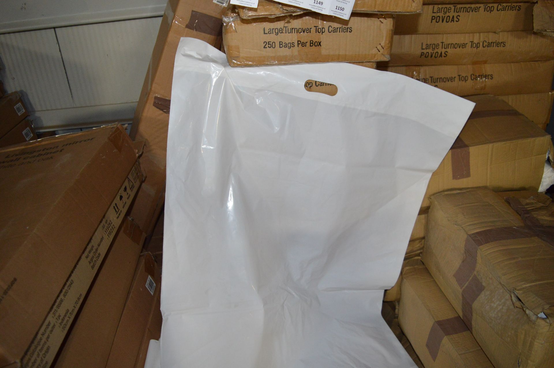 Box of 250 90x65cm Plastic Bags