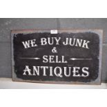 Reproduction Metal Advertising Sign