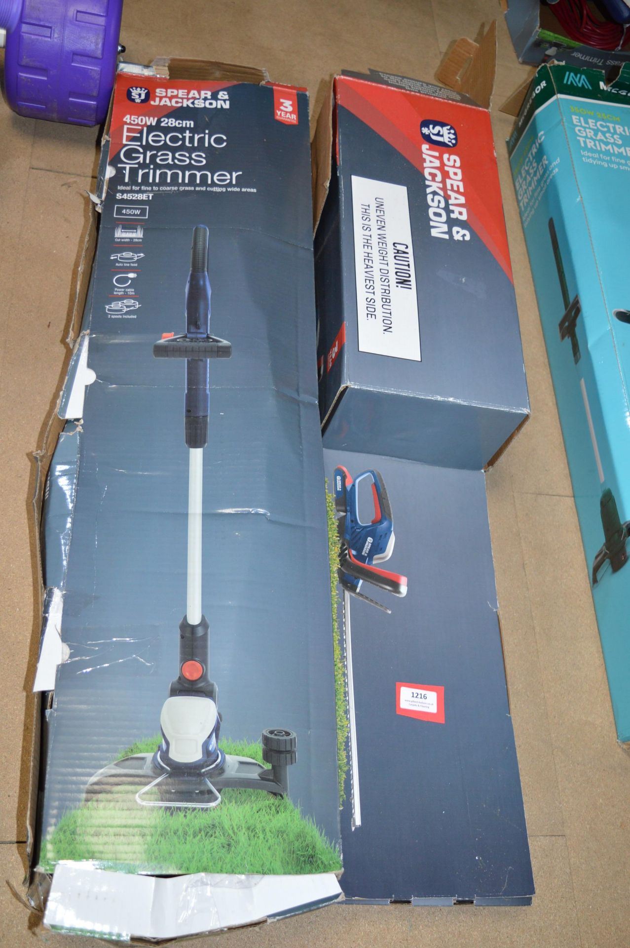 Spear & Jackson Hedge Trimmer and a Strimmer