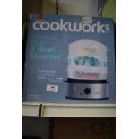 Cookworks Three Bowl Steamer
