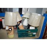 Five Table Lamps