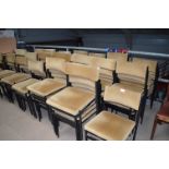 75+ Steel Framed Stackable Chairs with Upholstered Seats & Backs