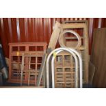 Quantity of Assorted Wooden Widow Frames