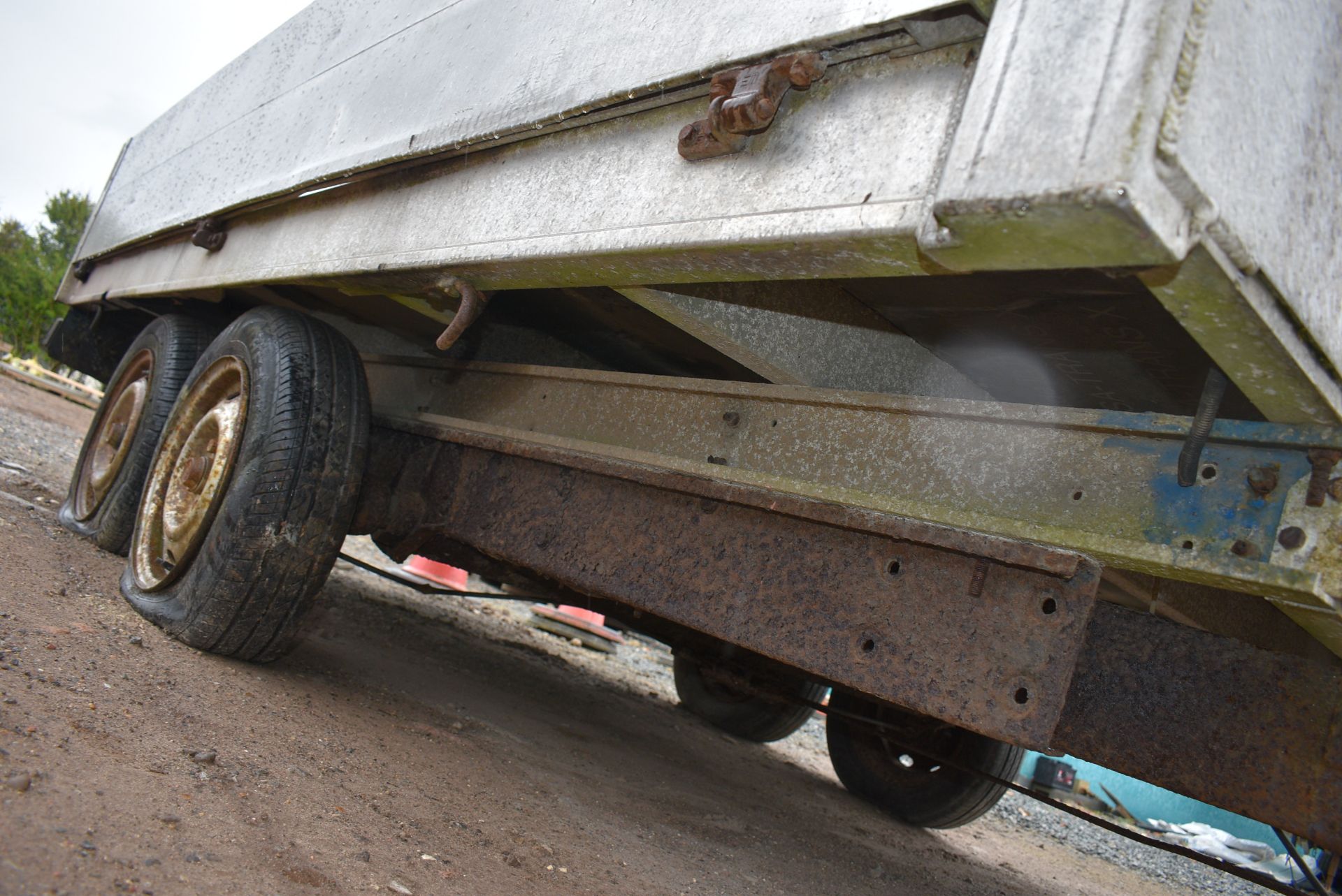 Twin Axle Trailer with Aluminium Sides and Back, - Image 6 of 8