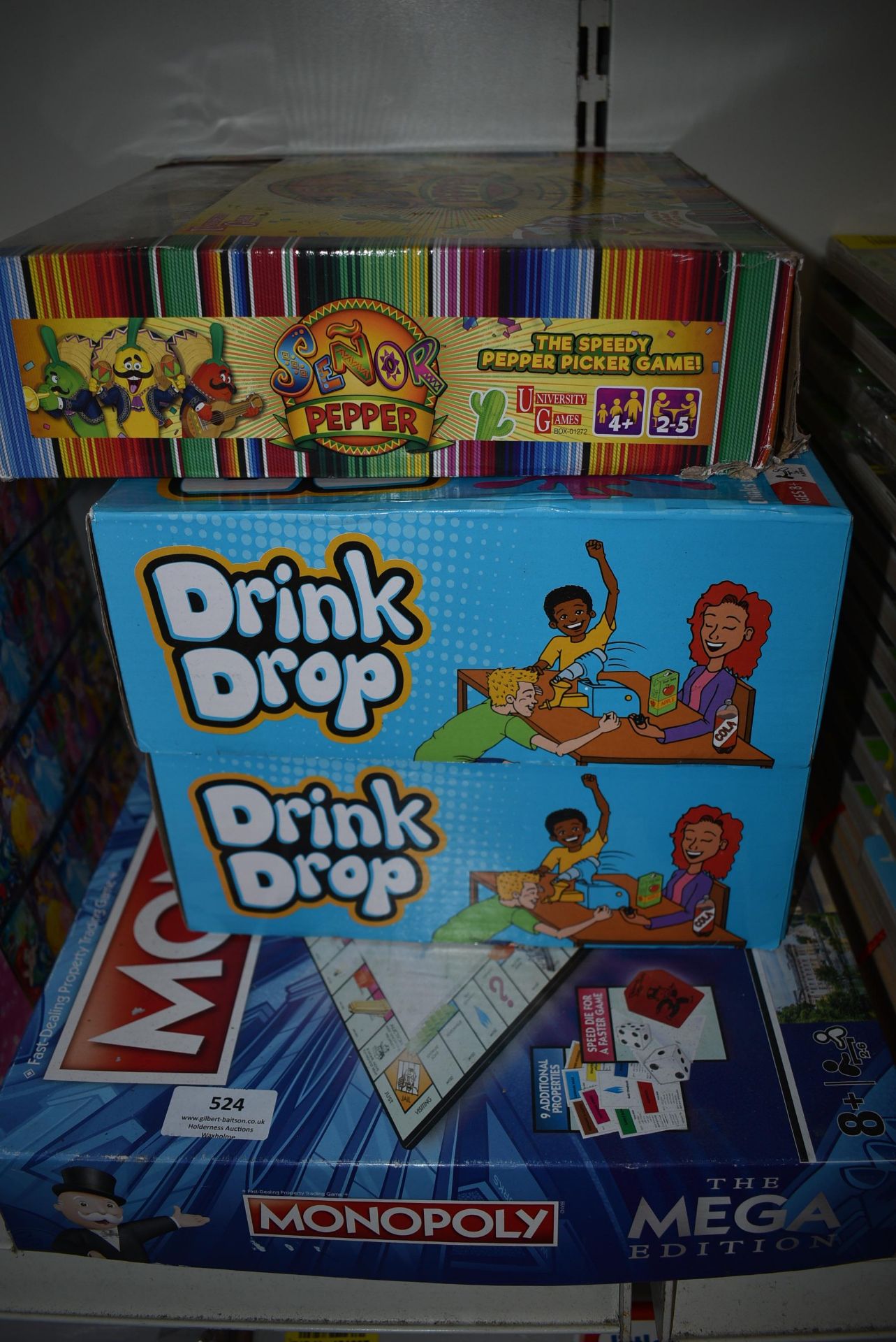 Monopoly, Two Drink Drop Games, and Senor Pepper - Image 8 of 8