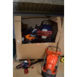 Pallet Containing Hedge Trimmers, Lawnmowers, etc. (salvage)