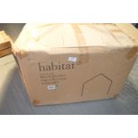 Habitat Black Oak Wire Framed Bird Cage Coffee Table and Side Table