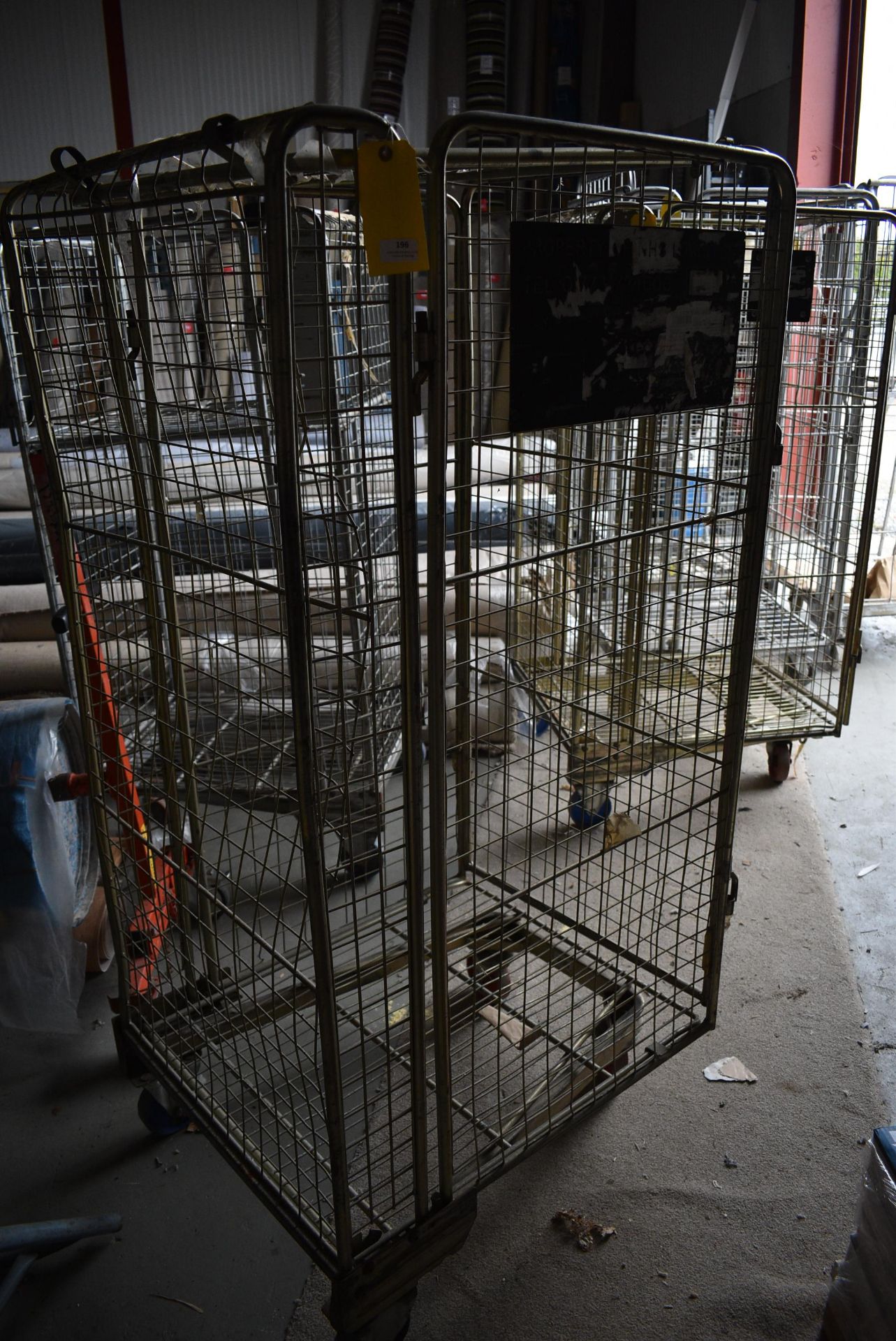 5.5ft Storage Cage on Castors