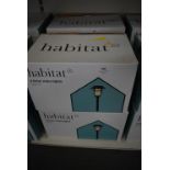 Two Boxes of Six Habitat Solar Stake Lights