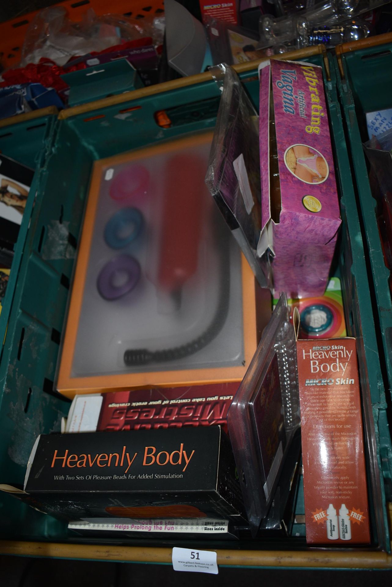 Quantity of Erotic Toys (tray not included) (Must be 18+ to bid)