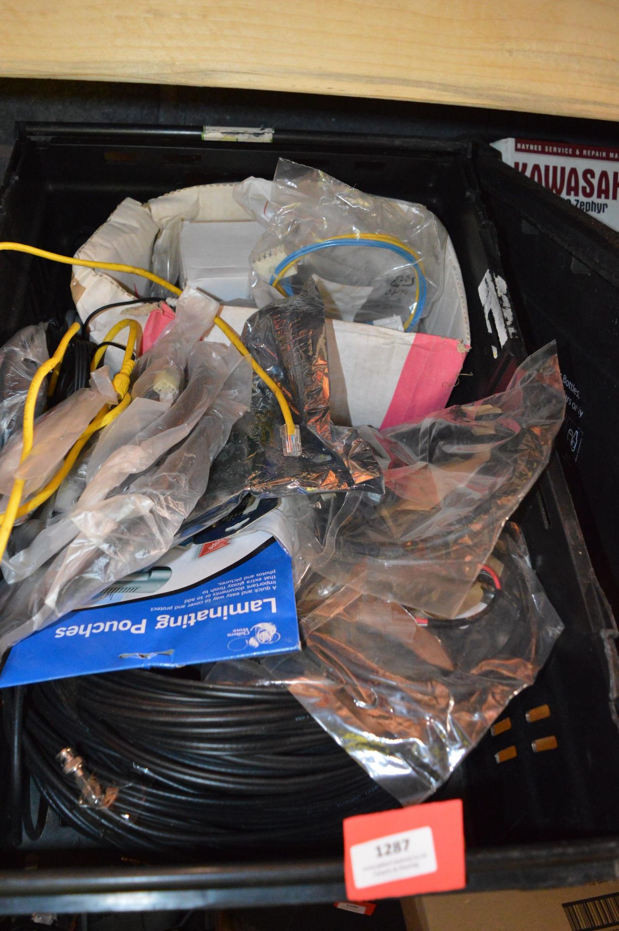 Two Boxes Containing Electric Grinder, Deionised Water, Face Masks, Various Cable, etc. - Image 2 of 2