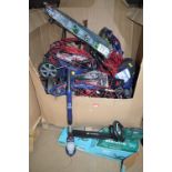 Pallet Containing a Quantity of Strimmers, Lawnmowers, Parts, etc. (salvage)