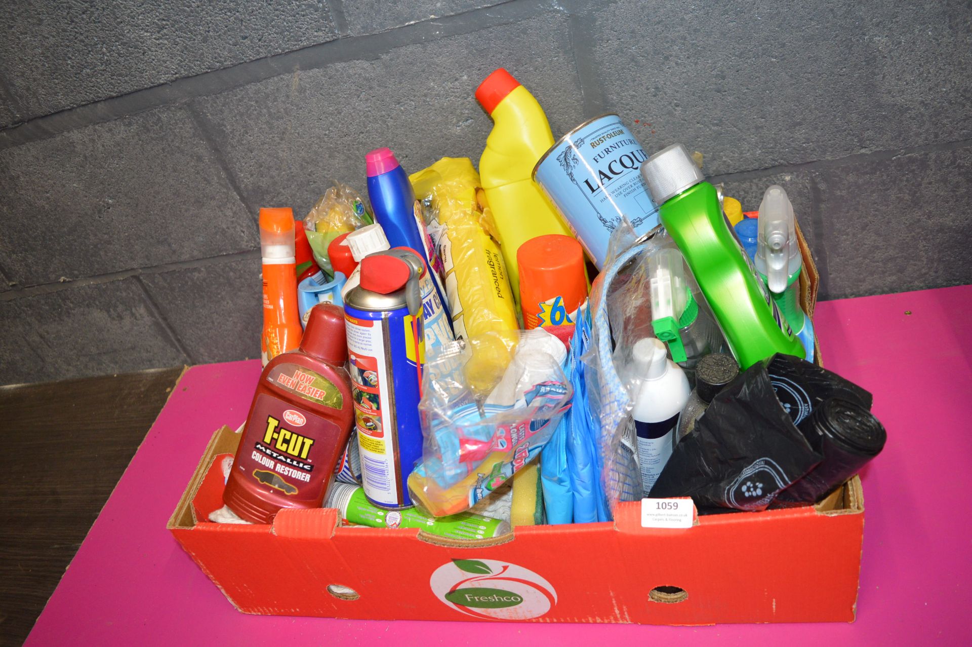 Quantity of Assorted Cleaning Products