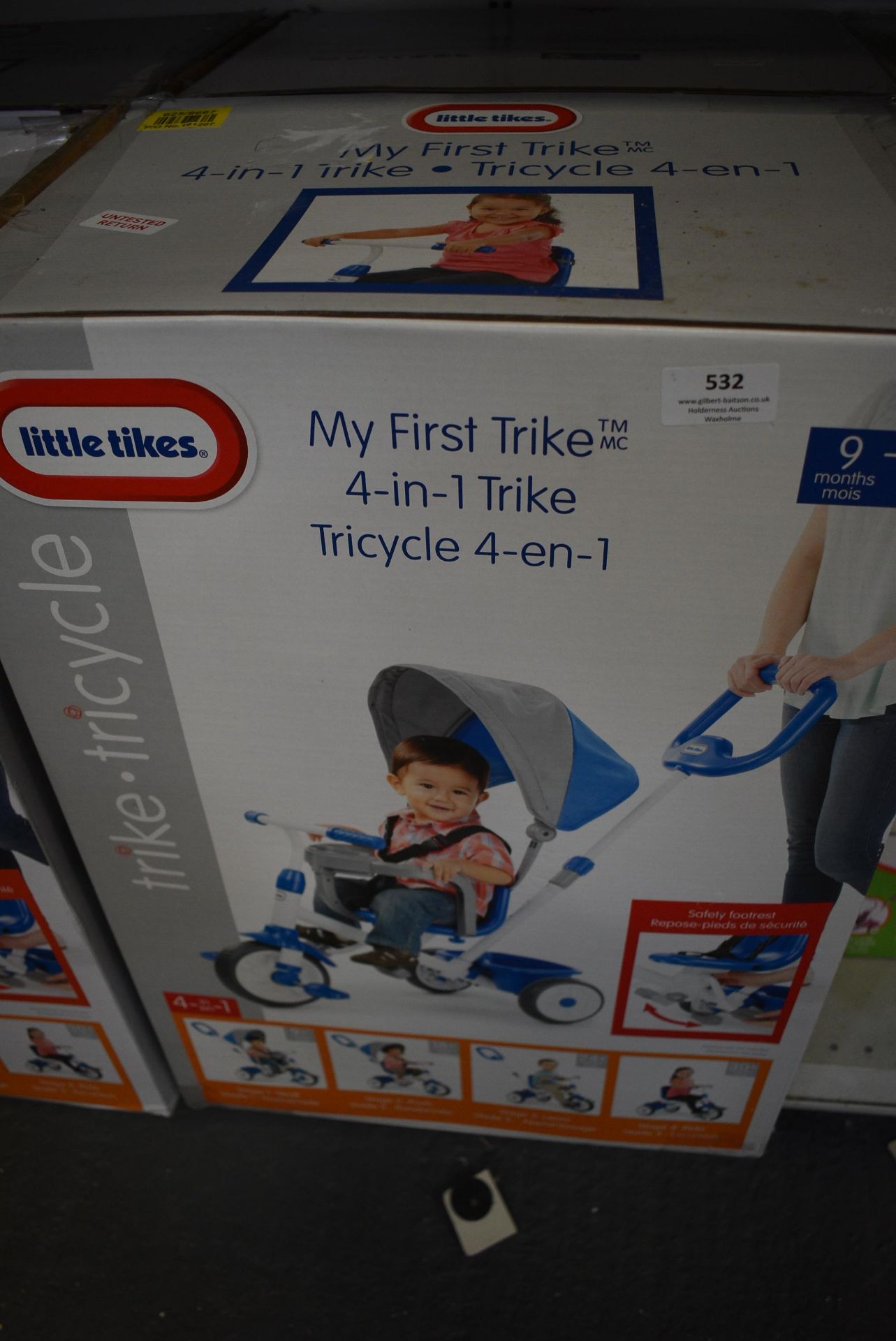 Little Tikes 4-in-1 Tricycle 9m – 5y (blue & grey)